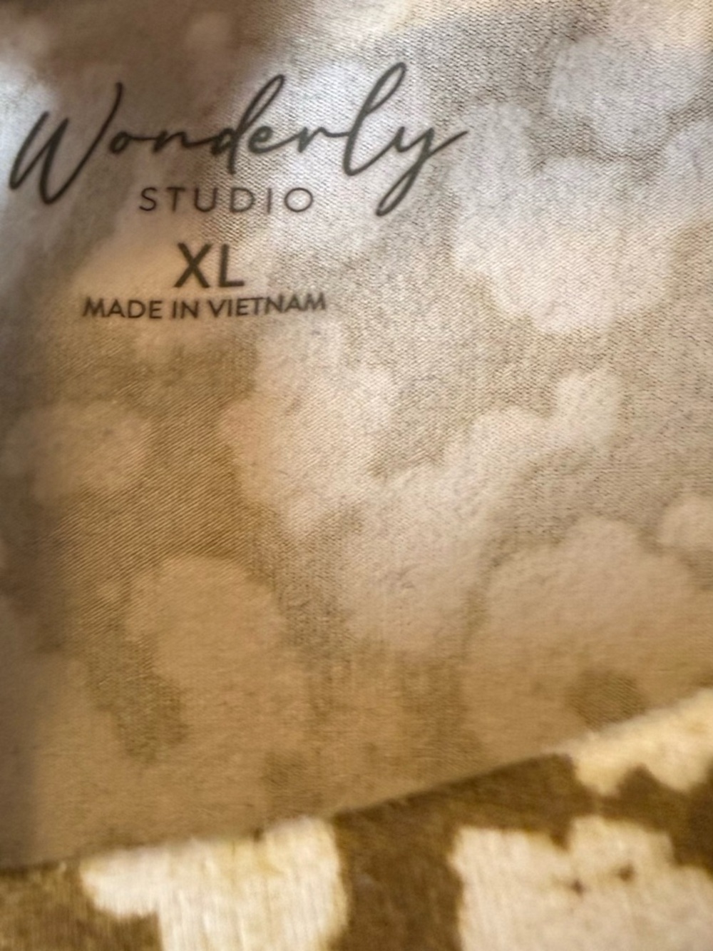 Wonderly Olive & White Floral Short-Sleeve Top - Picture 4 of 6